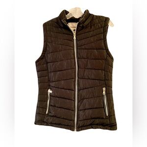 Black Quilted Puffer Vest